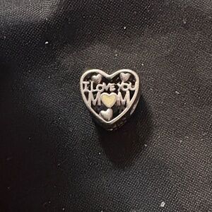 Pandora Silver and Gold Heart bracelet charm
